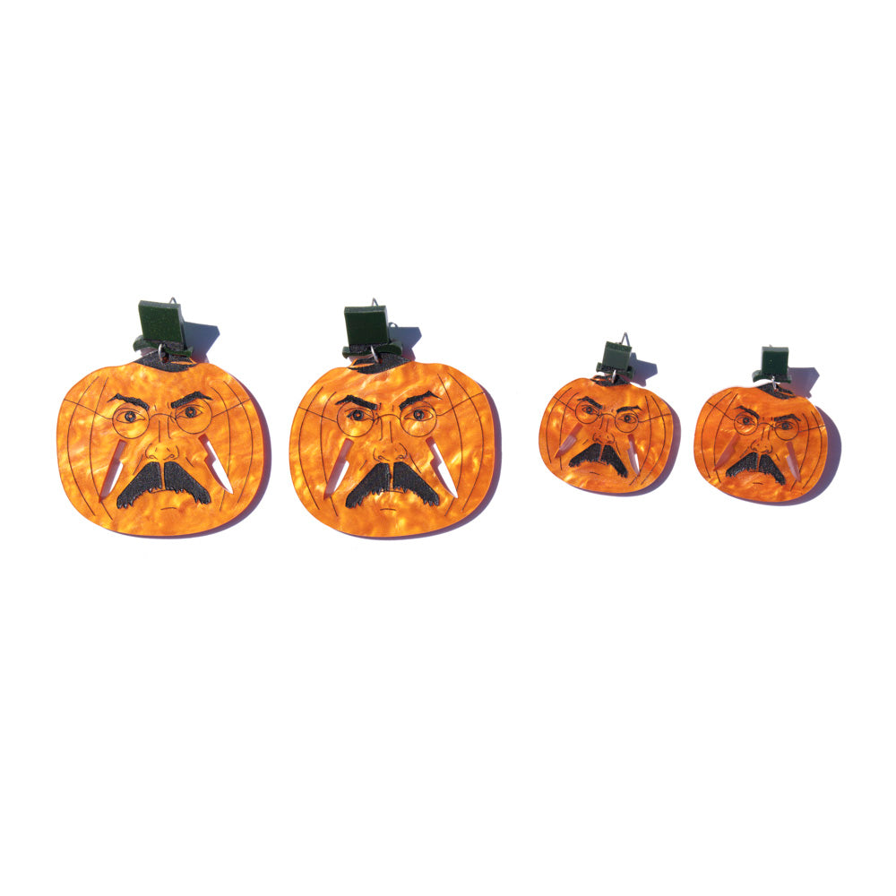 Jack o' Ripper Pumpkin Jack o' lantern Earrings