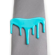 dripping blue tie clip