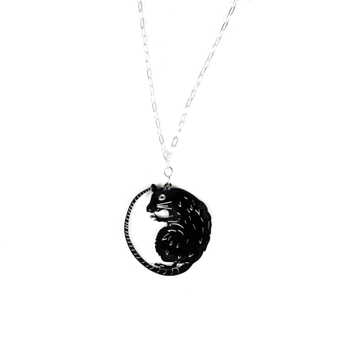 Black Rat Necklace Darling Marcelle LLC