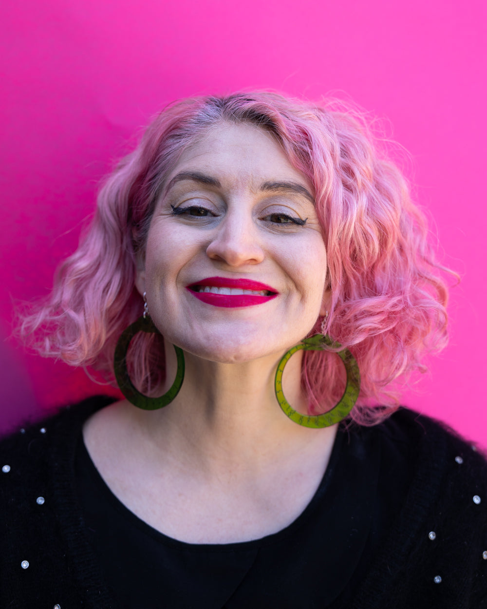 Green Ouroboros Earrings