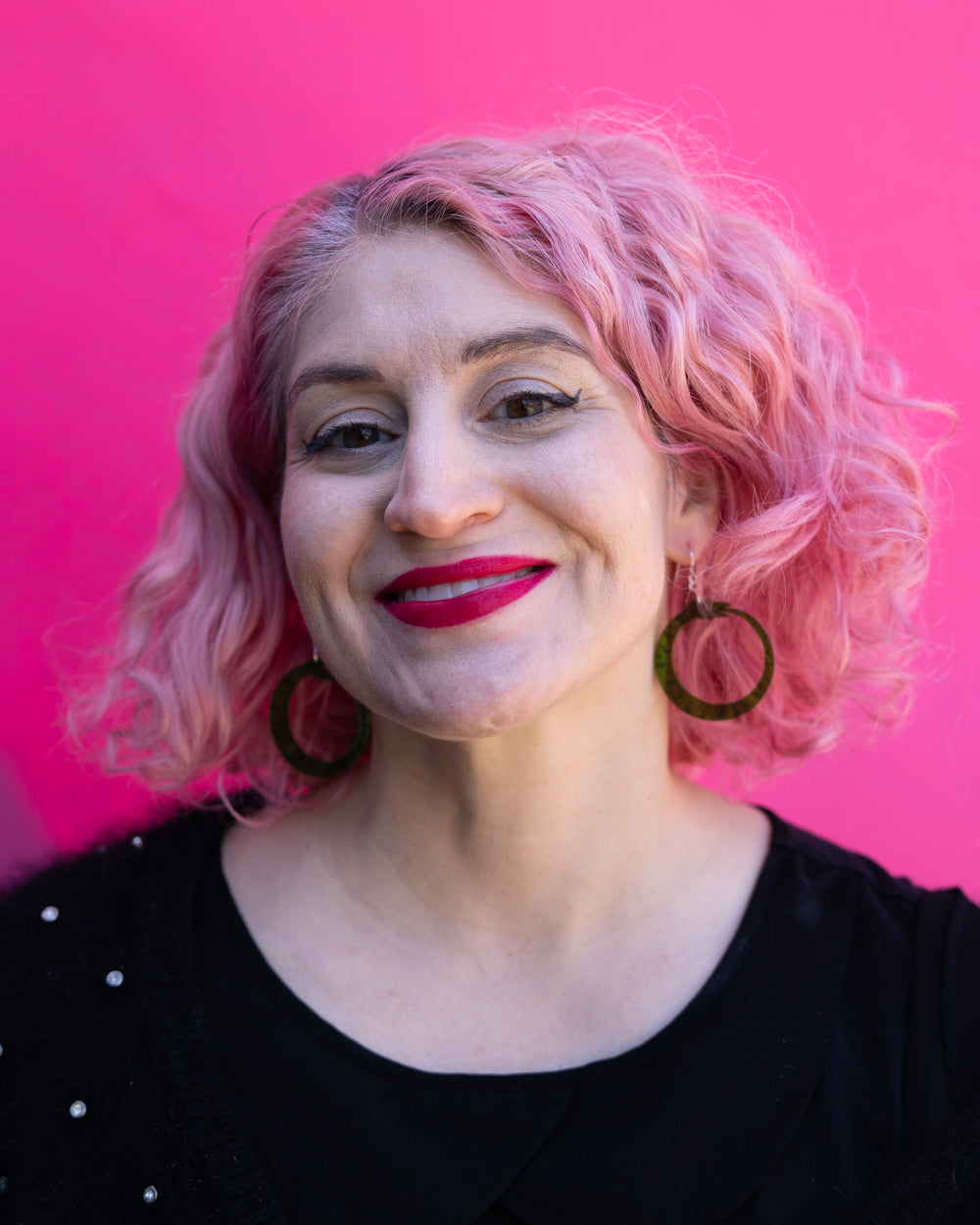 Green Ouroboros Earrings