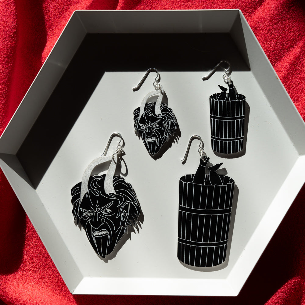 Krampus Earrings
