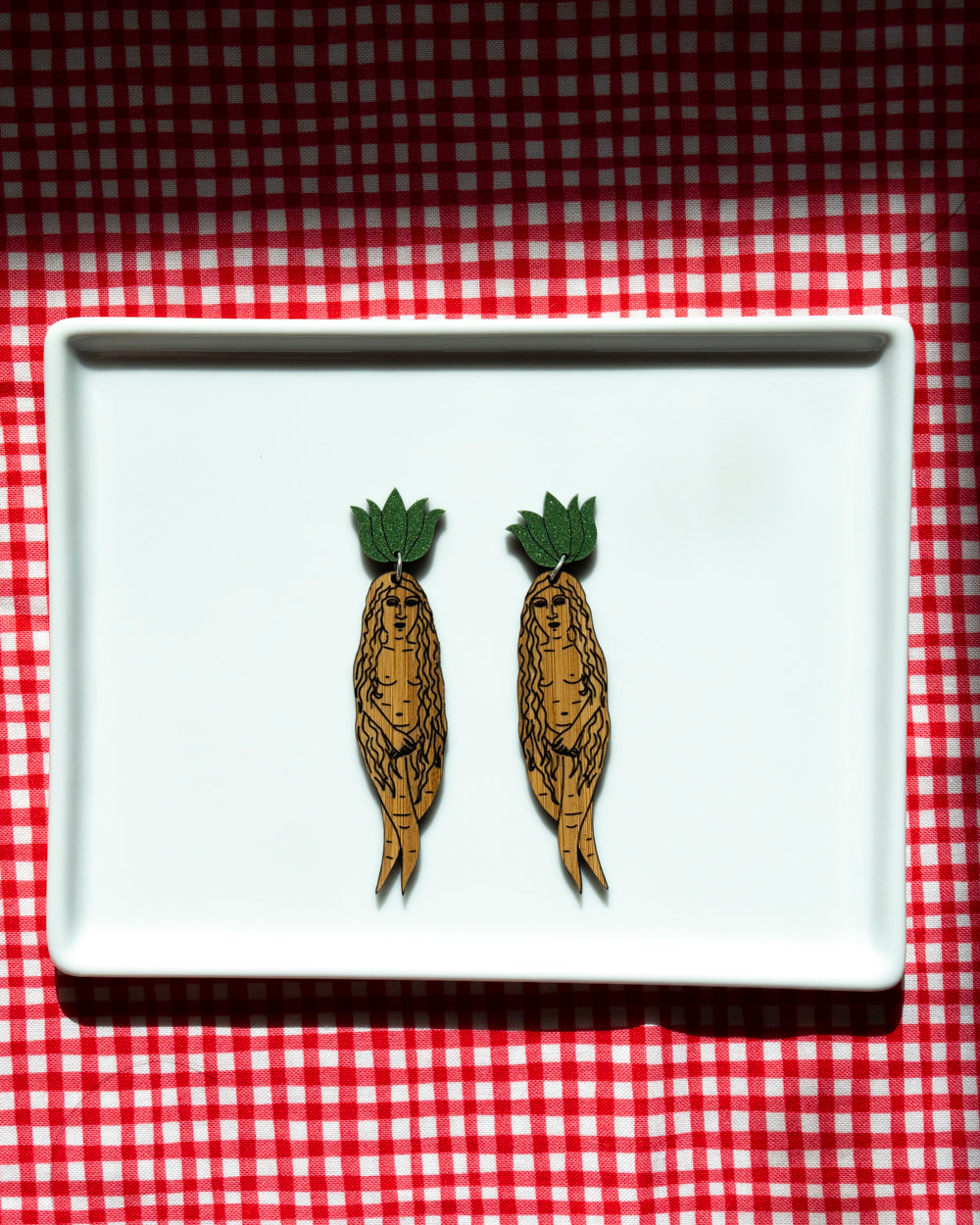 Mandrake Earrings