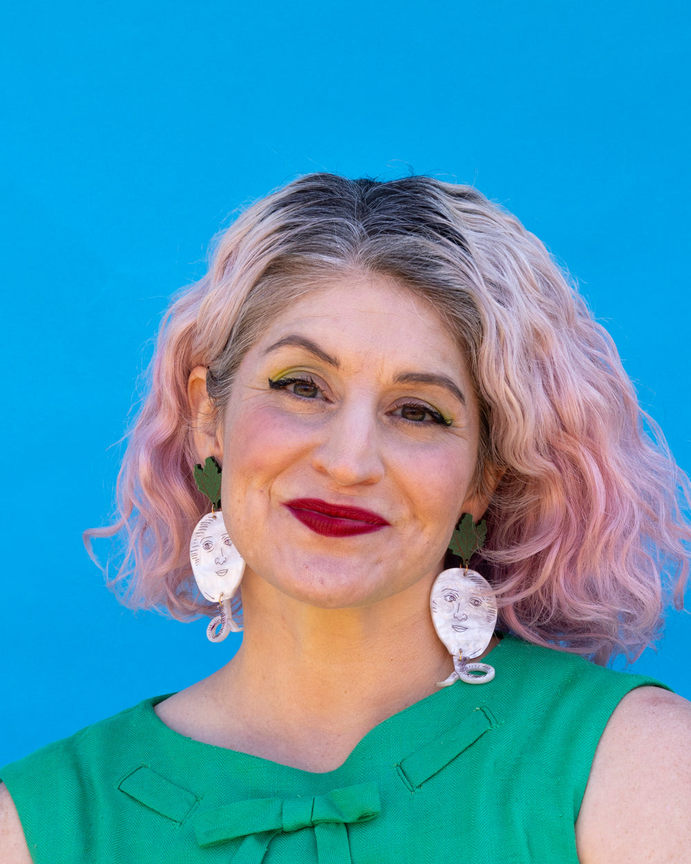 Turnip Face Earrings