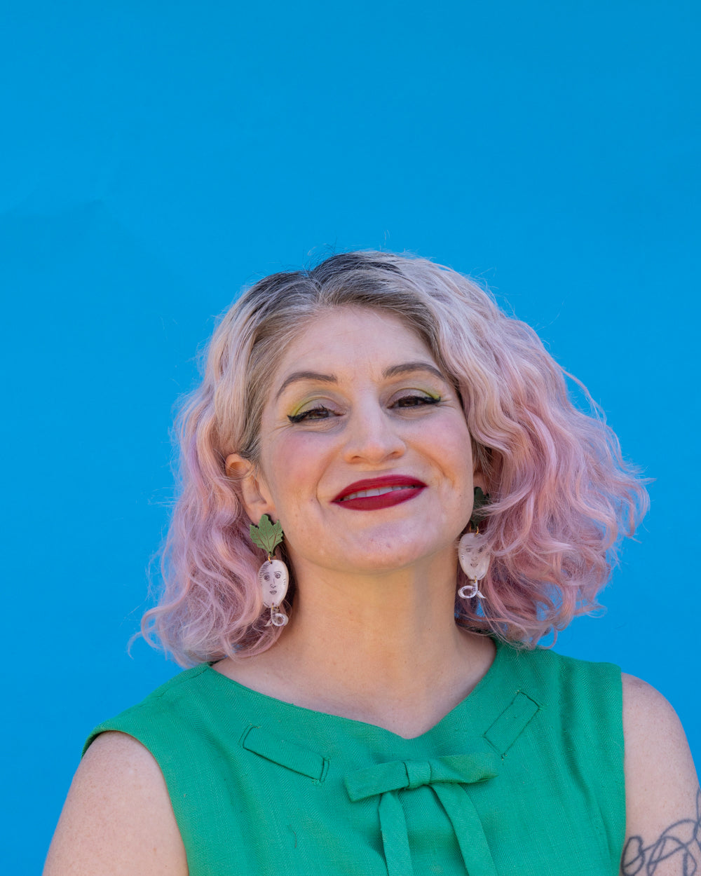 Turnip Face Earrings