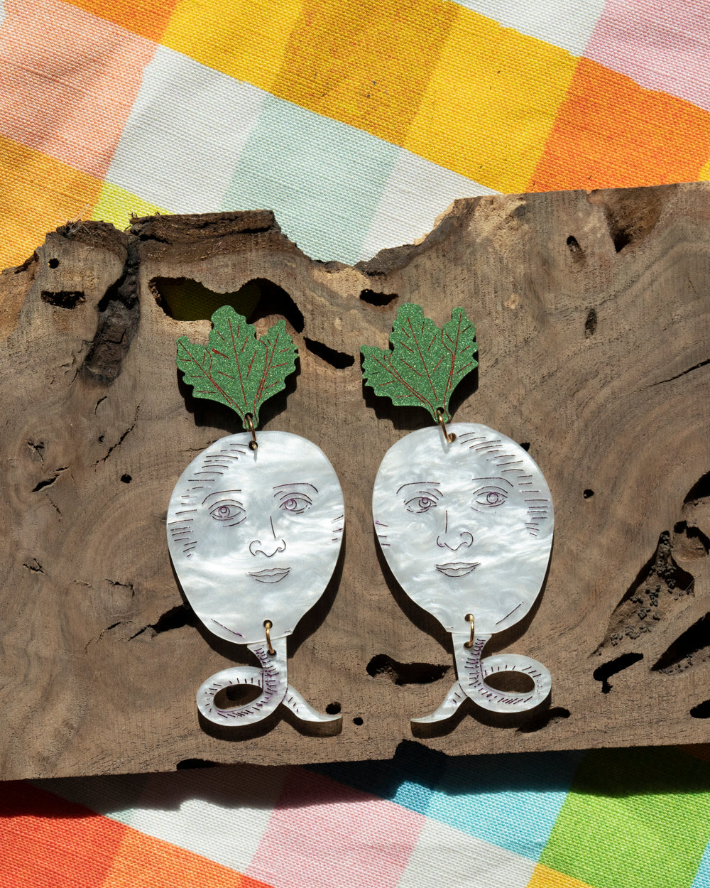 Turnip Face Earrings