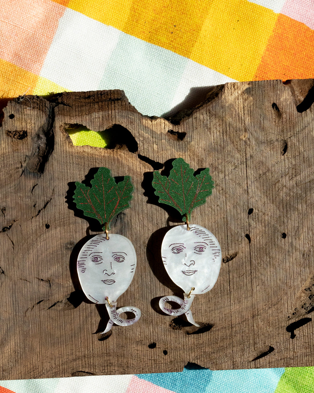 Turnip Face Earrings