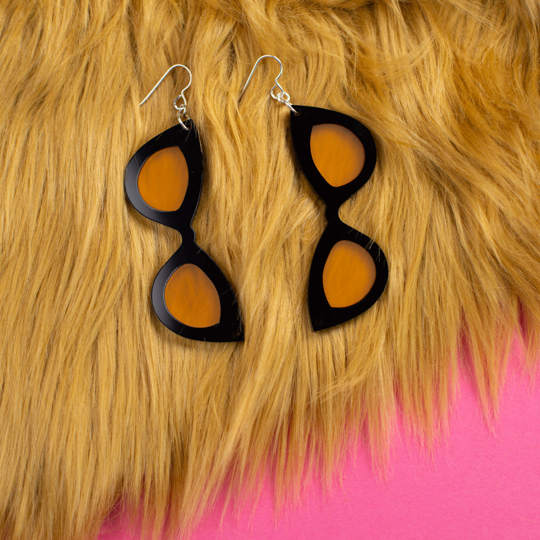 Black Sunglasses Earrings