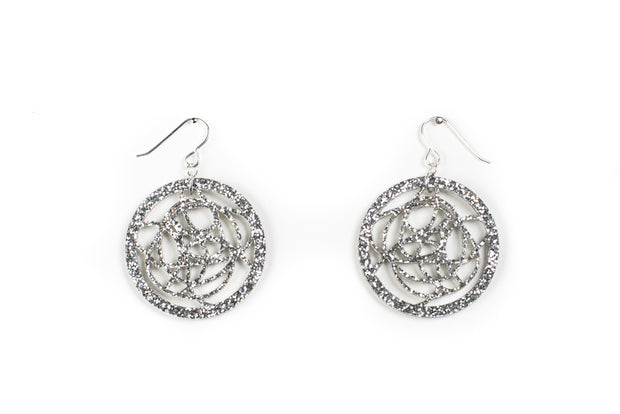 Silver Circle Earrings - Rondure