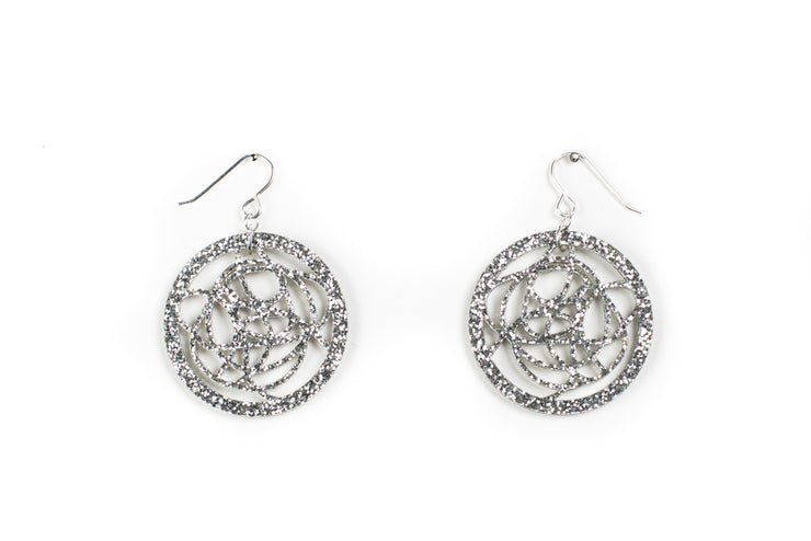 Silver Circle Earrings - Rondure