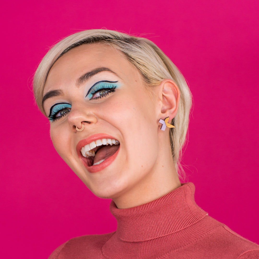 Everyday X-Shaped Stud Earrings