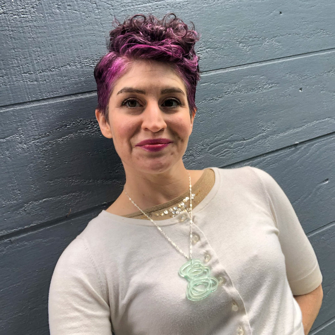 Janus Clear Pendant Necklace