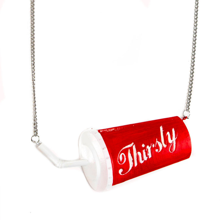 thirsty fast food necklace