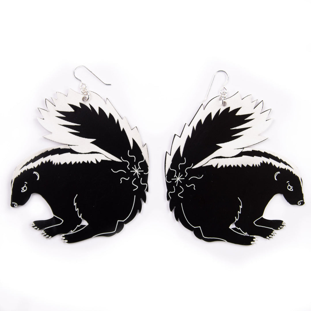 Skunk Earrings
