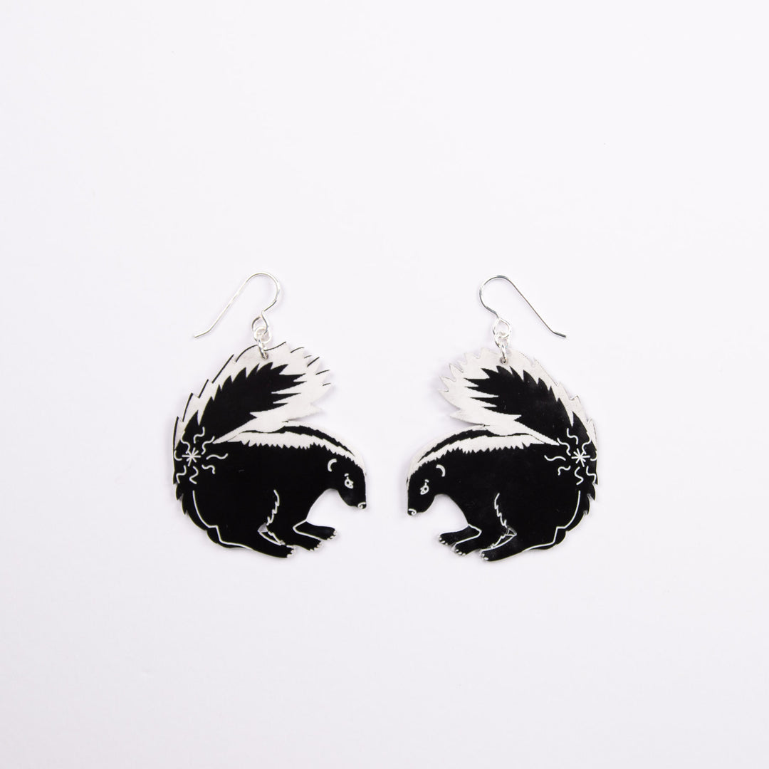 Skunk Earrings