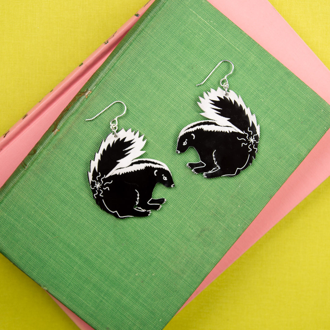 Skunk Earrings