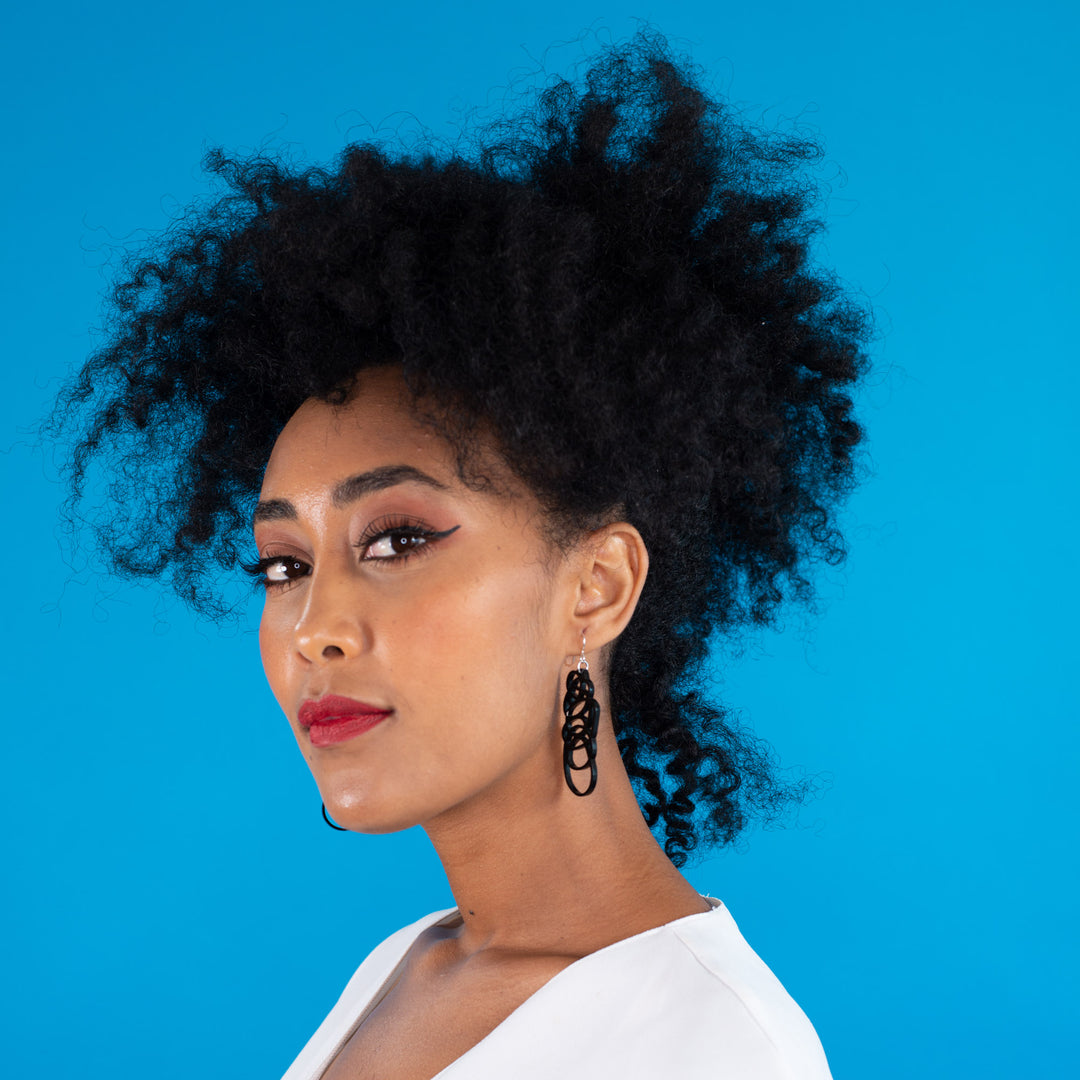 Drawn Out Scribble Earrings