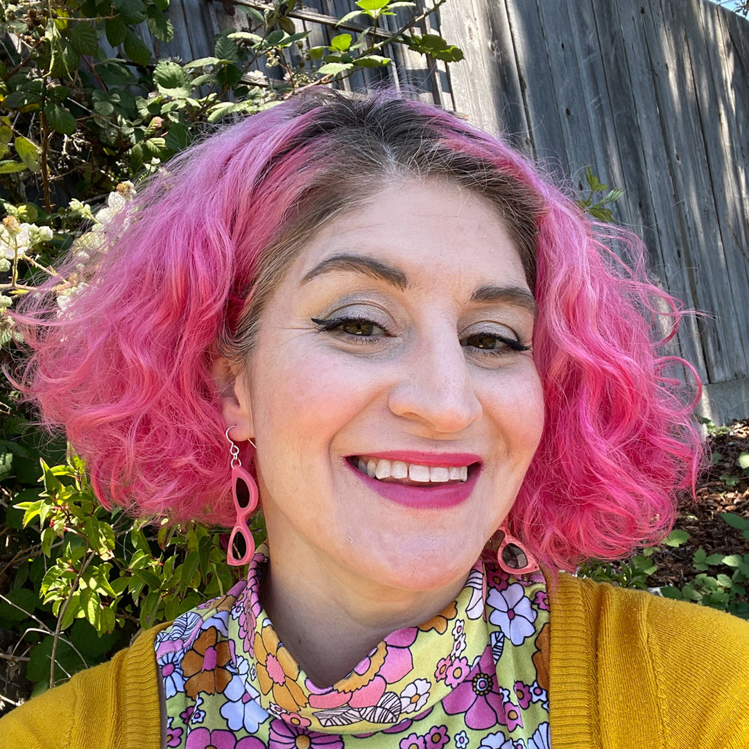 Pink Sunglasses Earrings